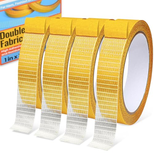 Double Sided Tape Heavy Duty, Mesh Fabric Tape, Carpet Tape,1in x 132FT/40m
