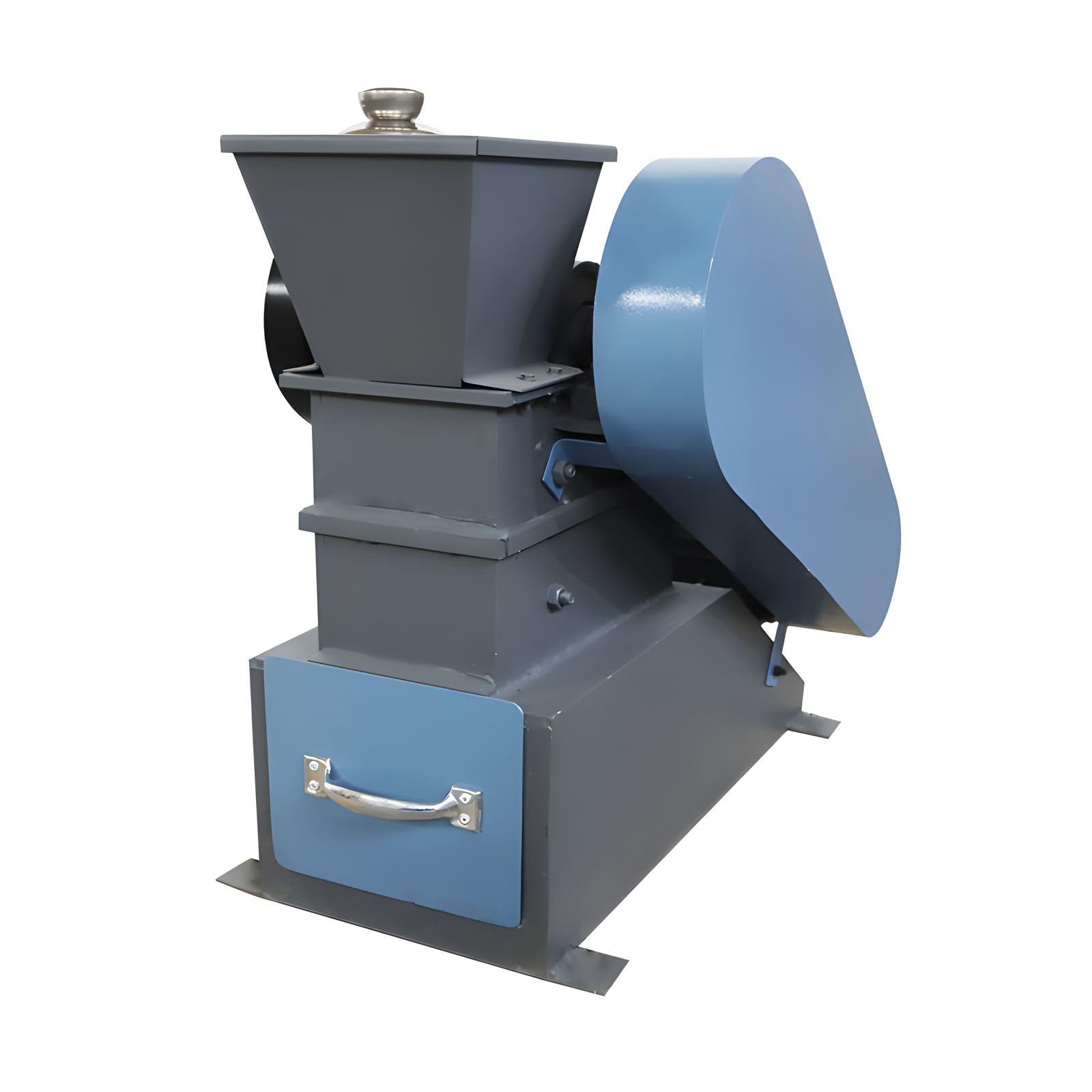 Banfluxion Rock Crusher 220V Mini Jaw Crusher Can Crusher Steel Stone Grinder Industrial Shredder Rock Crusher Machine 2.2KW Ore Coal Stone Crushing Machine 100x60 mm