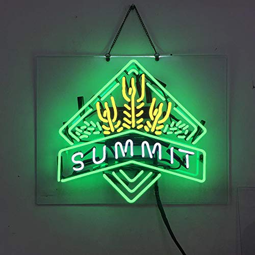 Large Summit Brewing Co. Beer Bar Pub Store Party Room Wall Windows Display Neon Signs 19x15