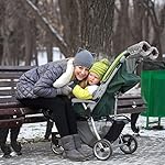 Fengzio Handwärmer Kinderwagen Handschuhe Handmuff mit warme Fleece und Baumwolle Innenseite Wasserdicht und Winddicht Stroller Handmuff Universalgröße für Kinderwagen, Buggy