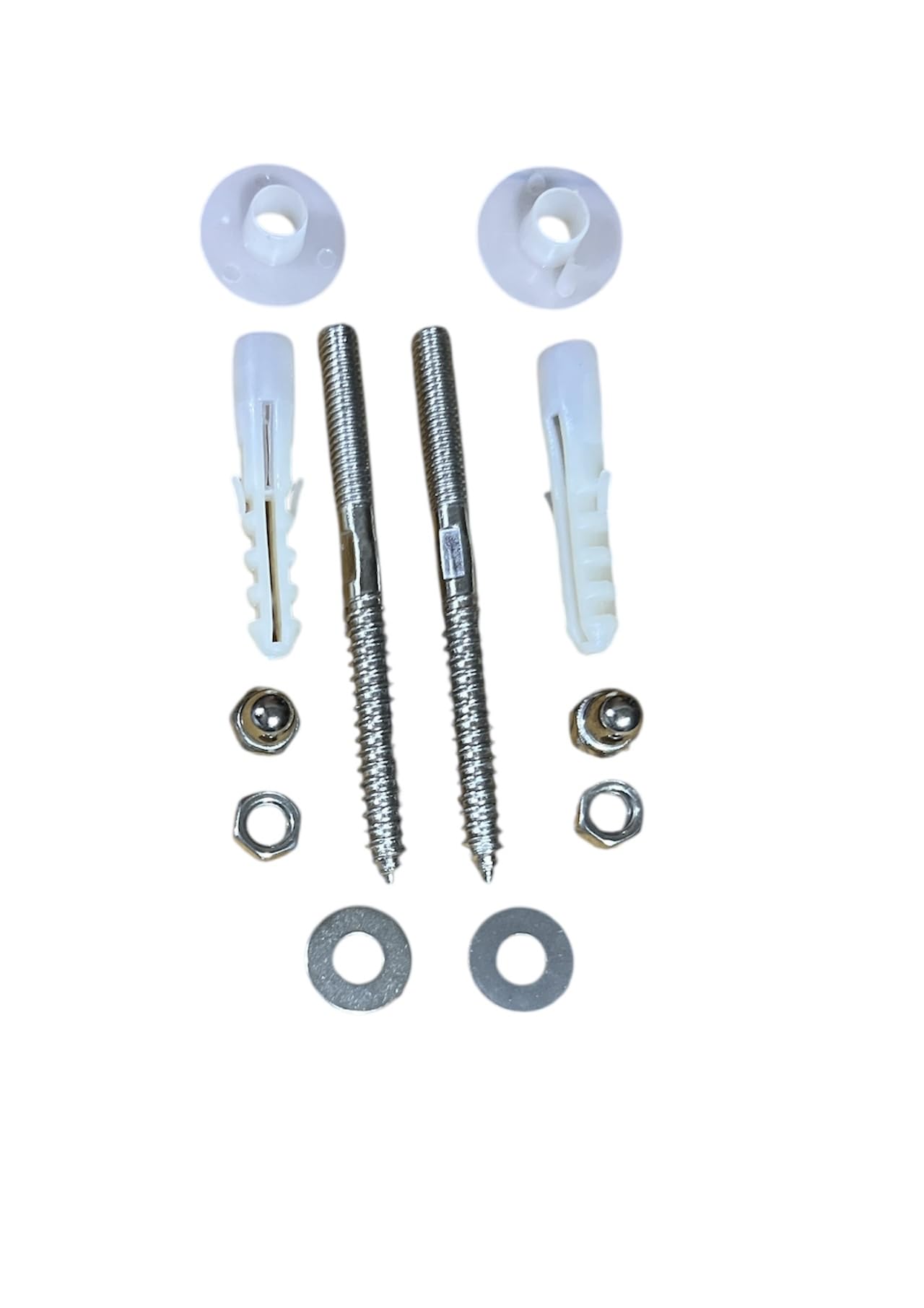 Heavy Duty Basin Fastener Set for Wall Mounting | Steel Basin Fixing Bolt with Nylon Rawl Plug, Nut & Washer | Suitable for Wash Basin, Toilet Pan, Water Heater, Cabinet, TV Mount & Shelves-image-30