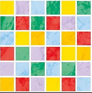 Pack of 10 Tile stickers Multicolor spanish retro effect Mosaic self adhesive wall art decor tile transfers bathroom backsplash kitchen splashbacks peel and stick tile cover
