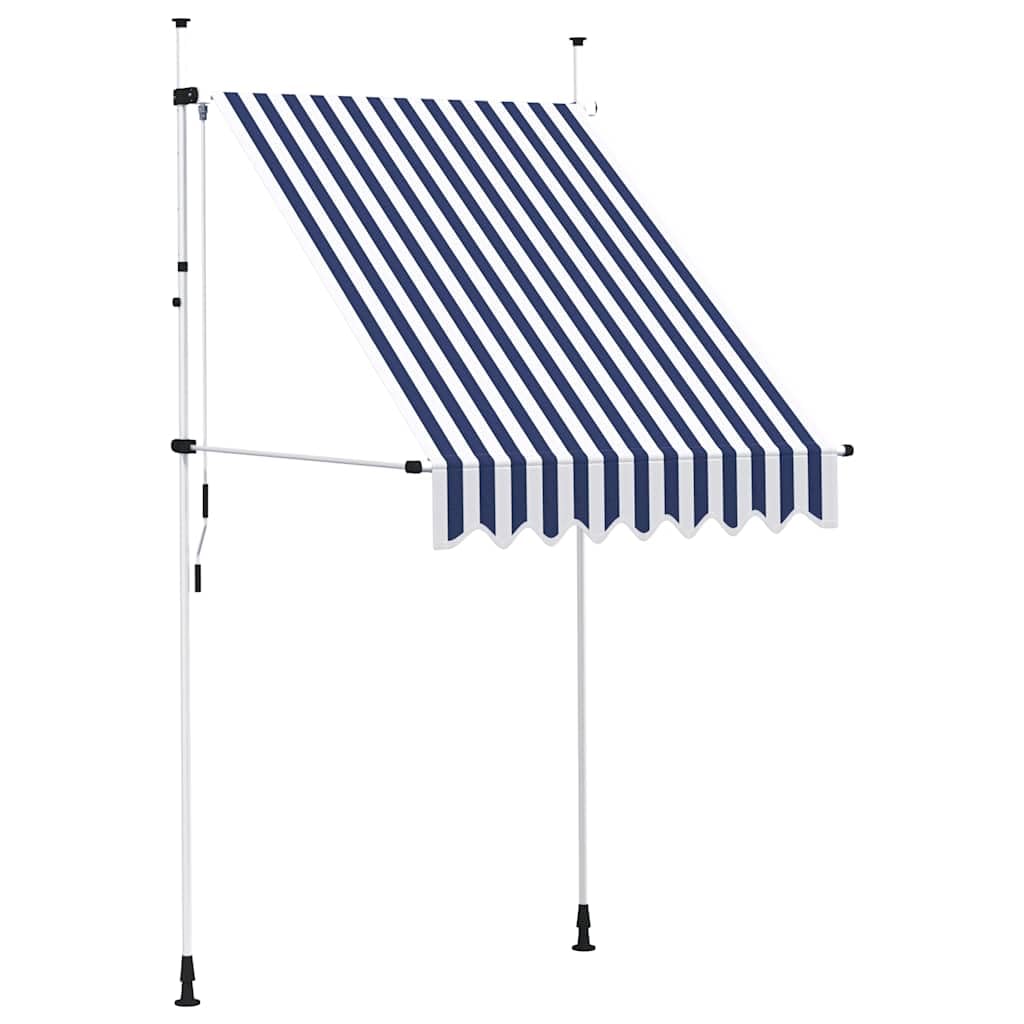 Store enrouleur manuel 150 cm imperméable et résistant aux UV pour fenêtre