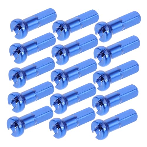 ifundom 15pcs Bike Caps Aluminum Alloy Spokes Nipple End Tips for Durable Coverage Stylish Decoration for Mountain Road Bicycles Easy Installation Versatile Fit