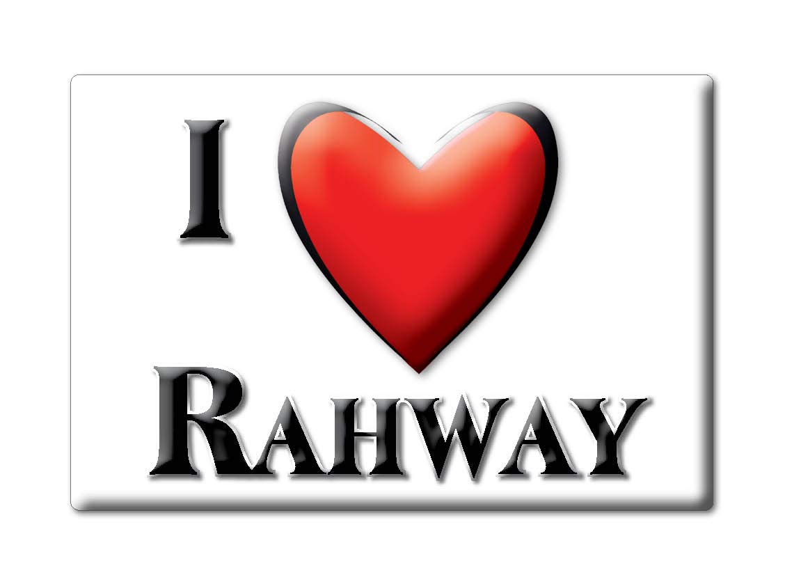 RAHWAY FRIDGE MAGNET NEW JERSEY (NJ) MAGNETS USA SOUVENIR I LOVE GIFT (Var. NORMAL)