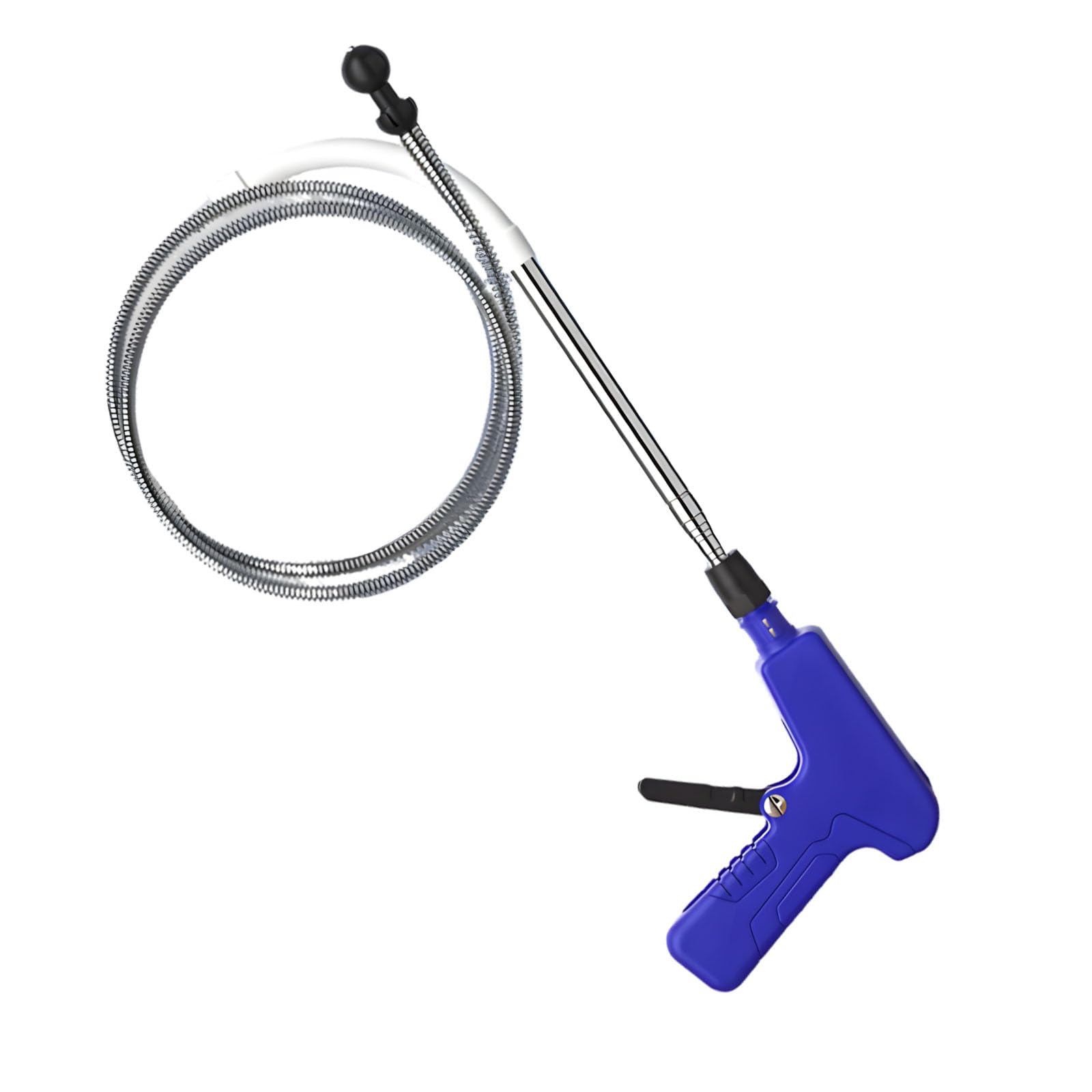 Ergonomic Handle Toilet Plunger Alternative with Retractable Design for Easy Storage and Quick Unclogging Toilet Blockage Remover