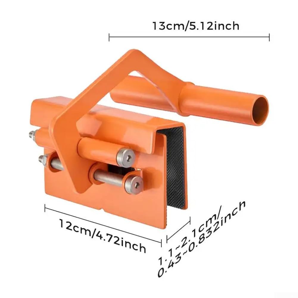 Pinza per il supporto del pannello, morsetto di sollevamento antiscivolo in acciaio inox con ganascia autoregolante, serraggio rapido, strumento di sollevamento della tavola in legno, fino a 50 kg di