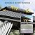 Aoxun 12' x 16' Permanent Hardtop Gazebo with Galvanized Steel Double Roof and Aluminum Frames Outdoor Large Pavilion Gazebo for Patio Deck Garden, Nettings and Curtains Included, Gray