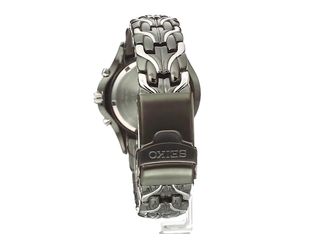 【美品】SEIKO SSC139 Excelsior Solar クロノグラフ Seiko Men's Solar Excelsior Stainless Steel Chronograph