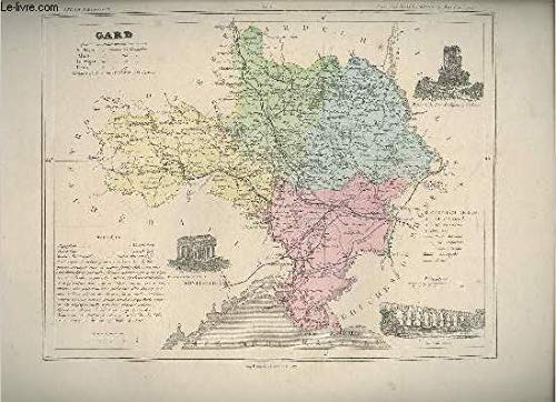 Carte du Département du Gard
