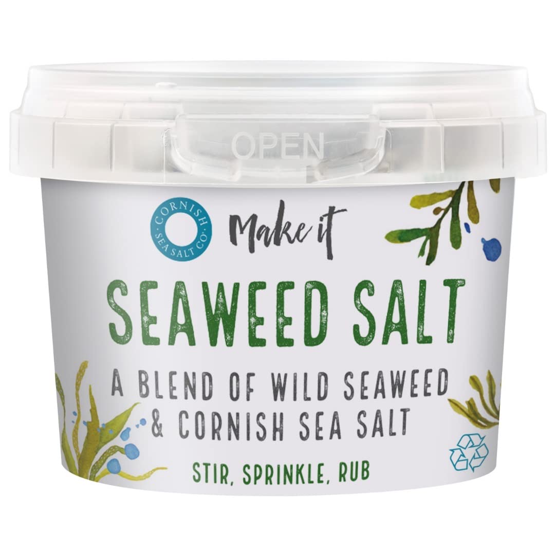 Cornish Sea Salt - Seaweed - 60G - Tub