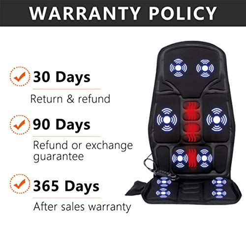 Seat Massager, Sotion Vibrating Back Massager for Chair Massage Cushion, 10 Vibrations to Relieve Stress and Fatigue for Back, Shoulder and Thighs - Thumbnail 6