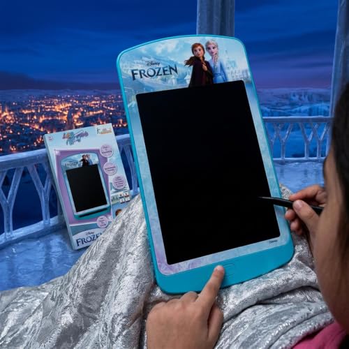 Image of Frozen 10.5 Inch LCD Writing Tablet, Electronic Drawing Pad for Kids,Rewritable Doodle Board & Travel Slate,Learning & Educational Birthday Gift for Girls & Boys 3-9 Years Old,Turkish Blue