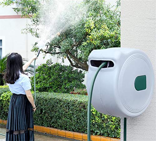 Release Automatische telescopische herstel slanghaspel wasstraat waterpistool waterleiding opbergrek thuis hogedruk mondstuk borstel (Size : 30m) - Image 5