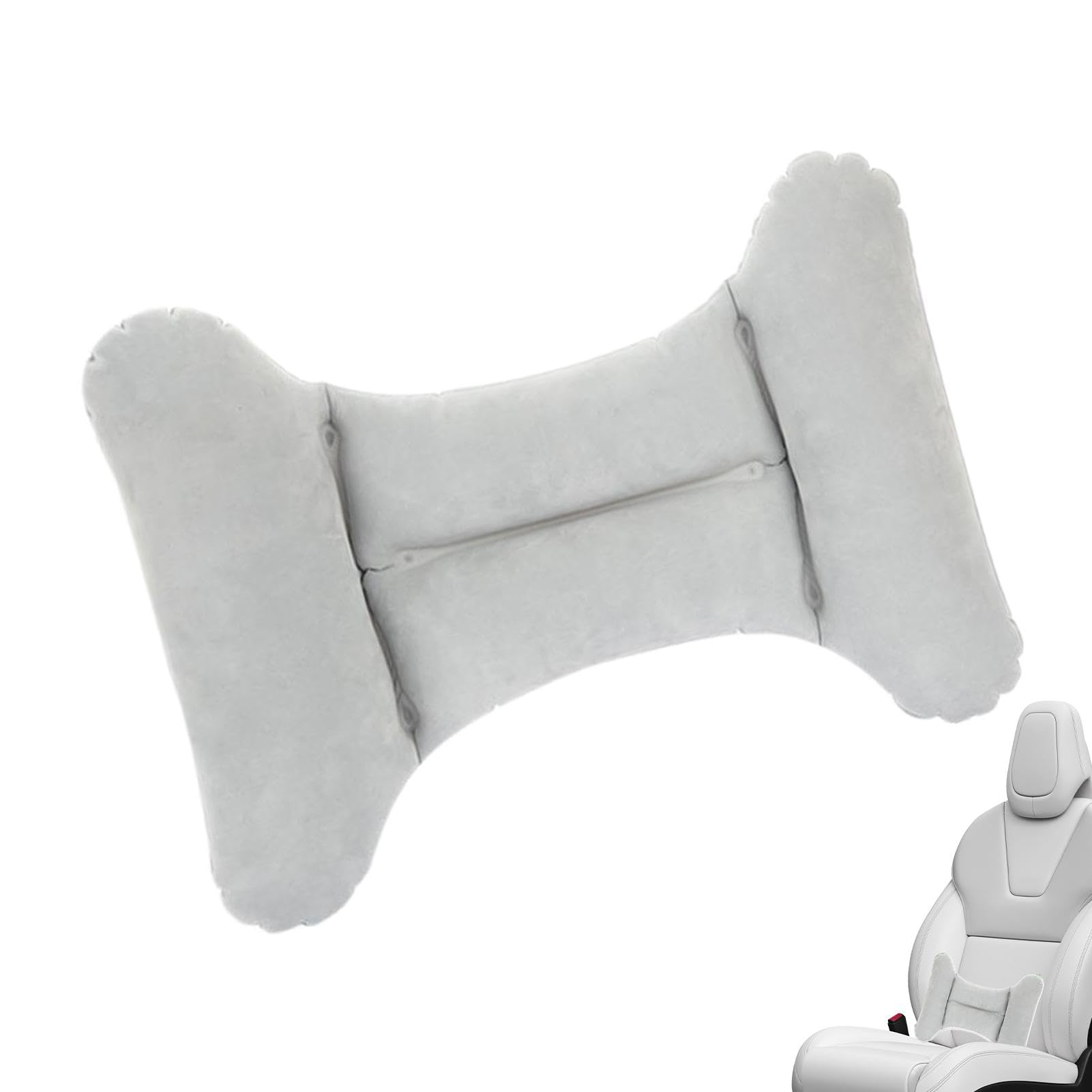 Coussin Lombaire Gonflable De Voyage – Support Ergonomique En Forme De H Pour Dos