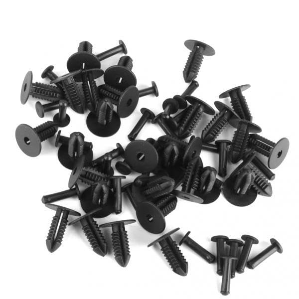 VELURA Nylon Push-Type Retainers Clips for Benz 1249900492 30Pcs|5 Pieces Cabinet Knobs|Mouldings & Trim| Parts & Accessories-image-6