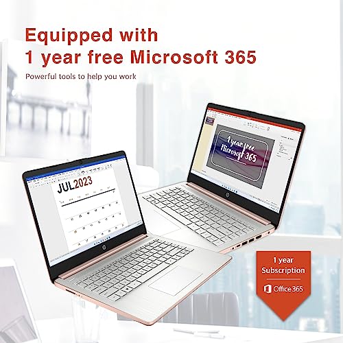 Hp 2022 Stream 14" Hd Brightview Laptop, Intel Celeron N4120, 16Gb Ram, 64Gb Ssd, Intel Hd Graphics, 720P Webcam, 1 Year Office 365, Gold, Win 11, 32Gb Snowbell Usb Card #TOP2