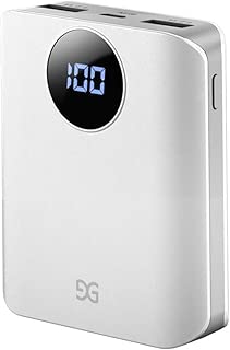 2019ミニ進化版 モバイルバッテリー 10000mAh 最小最軽量 大容量 持ち運び充電器 LCD残量表示 急速充電 携帯充電器 スマホ充電器 小型 iPhone Android各種対応