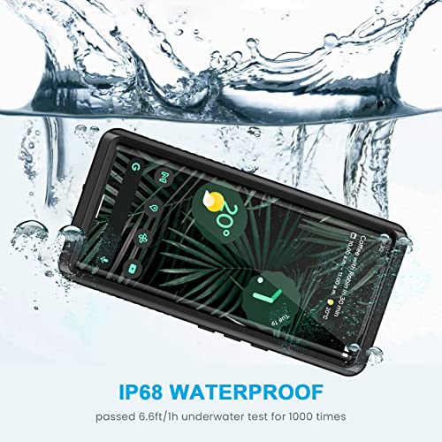 Lanhiem for Pixel 6 Pro Case, Waterproof Pixel 6 Pro Cases with Screen Protector Dustproof Shockproof Cover - Image 2
