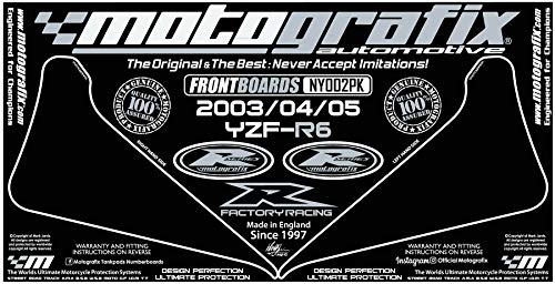MOTOGRAFIX(gOtBbNX) FRONT BODY PAD YAMAHA YZF-R6(02-05) PureubN/Vo[ MT-NY002PK