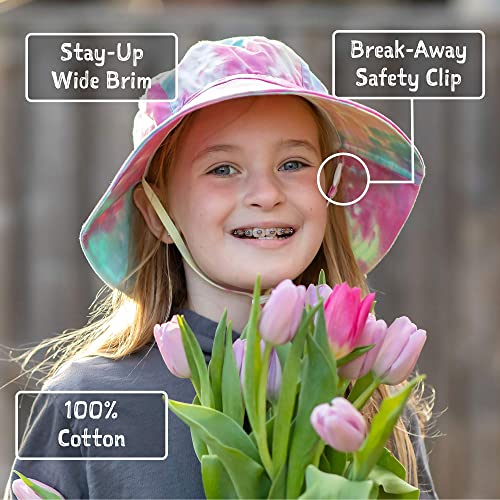 JAN & JUL Girls' Grow-with-Me Cotton Bucket Sun-Hats for Baby and Kids2