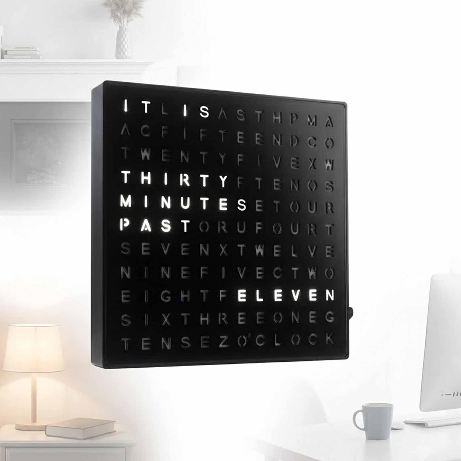 Horloge de table lumineuse pour salon et chambre moderne MObyat