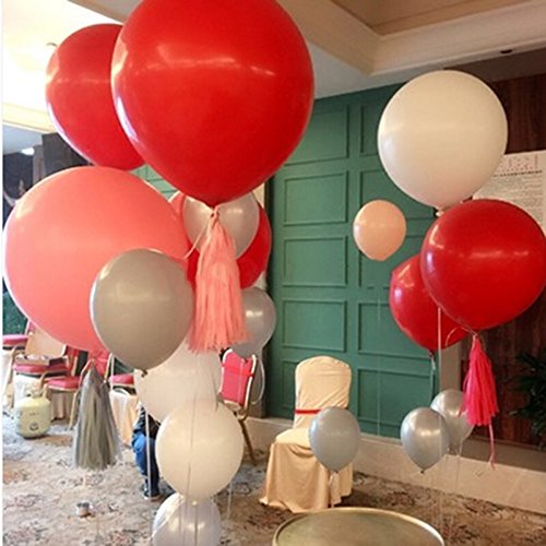 Globo Grande Globo de Látex Gigante de 36 Pulgadas Globos Grandes para la Sesión Fotográfica / Cumpleaños / Banquete de Boda / Festival / Acontecimiento / Decoraciones del Carnaval Borrar