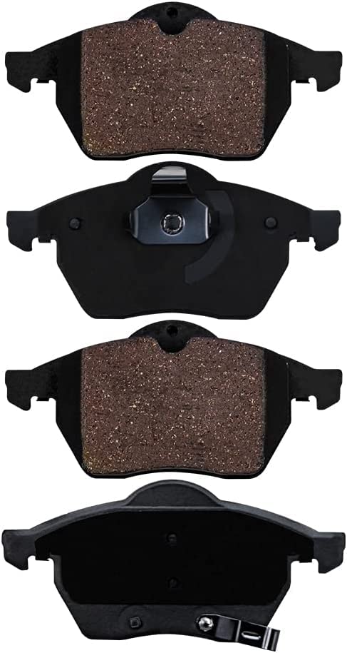 Image of Detroit Axle - Front Ceramic Pads w /Hardware Brake Cleaner Fluid Replacement for Saab 9-3 9-5