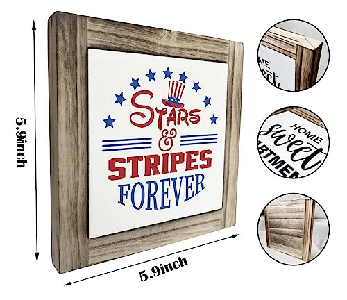Patriotic-Wood-Plaque-Sign-Star-Stripes-Forever-Box-Wood-Plaques-Desk-Decor-Country-Primitive-Patriotic-Decor-Patriotic-Box-Sign-4th-of-July-Home-Decorations-National-Day-Decorations-for-Home Patriotic Wood Plaque Sign Star Stripes Forever Box Wood Plaques Desk Decor Country Primitive Patriotic Decor Patriotic Box Sign 4th of July Home Decorations National Day Decorations for Home