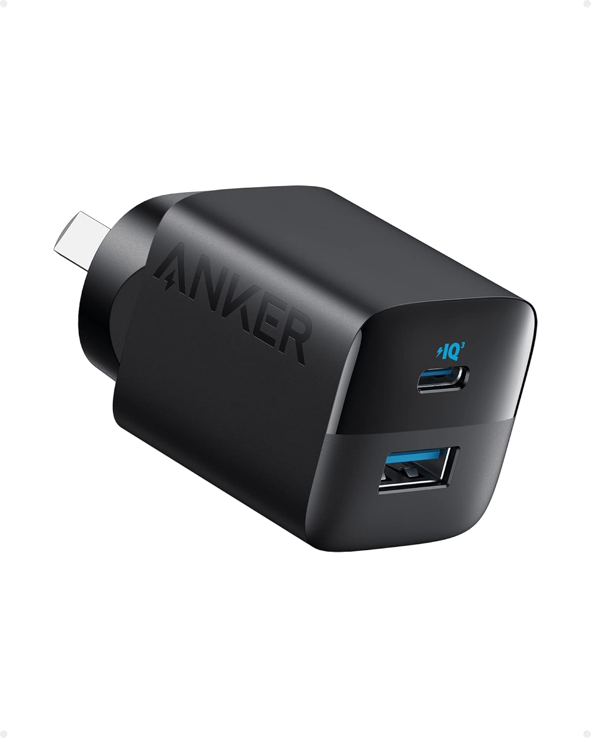 Anker 323 Charger, USB C Charger 33W, 2 Port Compact Charger for iPhone