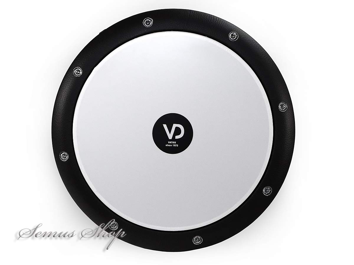 BASS Darbuka - Tamburo orientale professionale con rivestimento in pelle, accessori inclusi