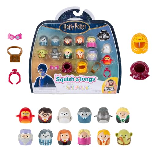 Squish-a-Longs “Harry Potter” Mini-Squish + Accessory 12-Pack