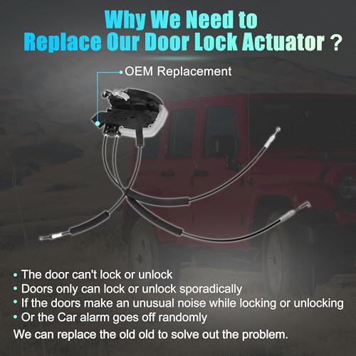 Image of uxcell Front Right Side Door Latch Lock Actuator Motor with Cable for Nissan Sentra 2007-2012 No.80500ET200