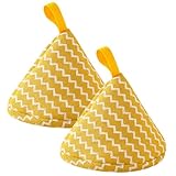 Housse de poignée de casserole isotherme : parfaite pour la cuisine à la maison, une excellente protection pour la cuisine, elle est livrée avec la corde de suspension, très pratique à ranger, manchons de poignée de casserole