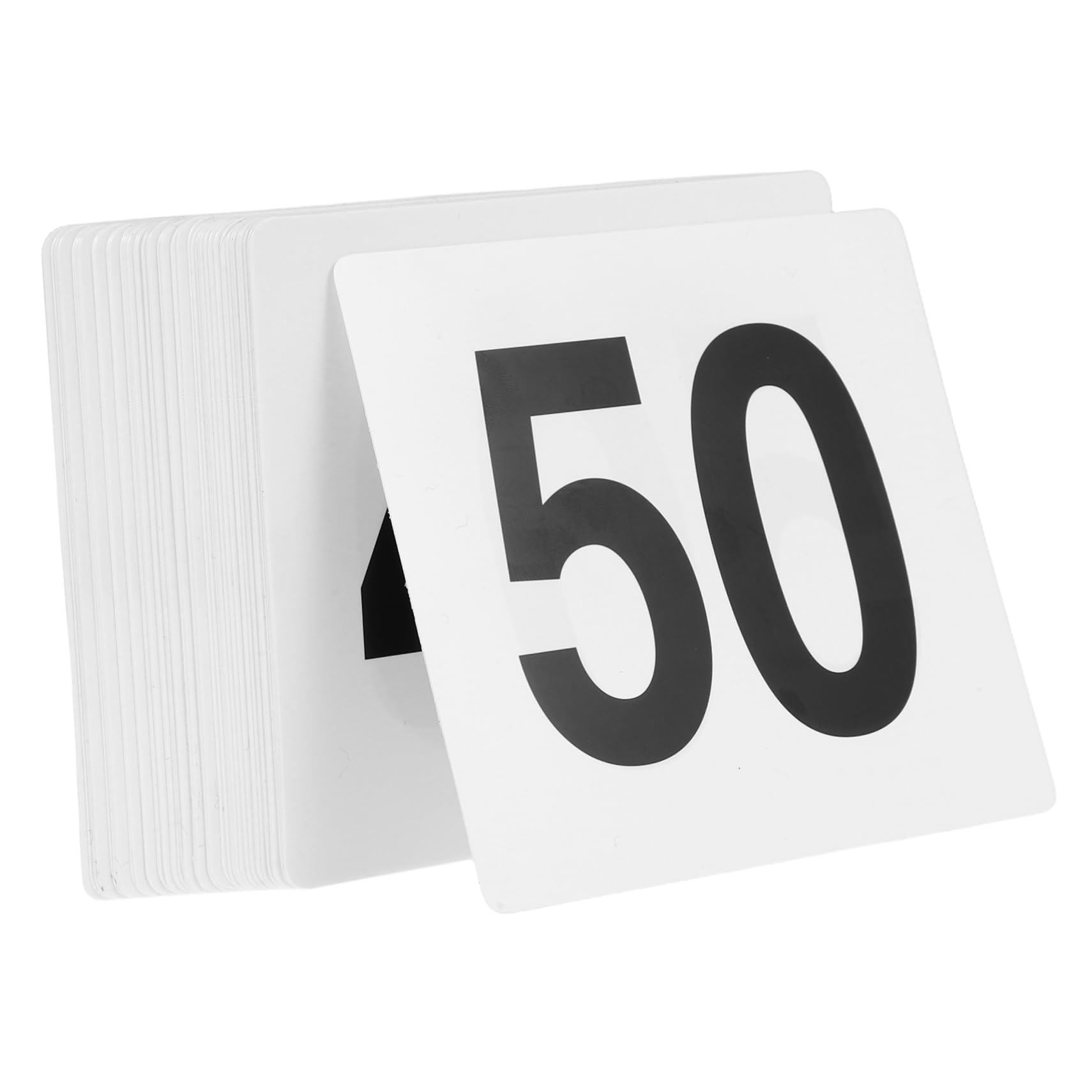 Unomor 50pcs Table Number Cards for Weddings Restaurants and Bars Modern and Design Table Signs for Efficient Guest Seating and Enhanced Event Experience