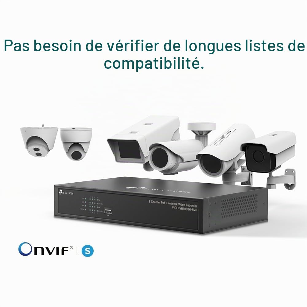 TP-Link Vigi Nvr1008H-8mp V1 - Nvr - 8 Canali
