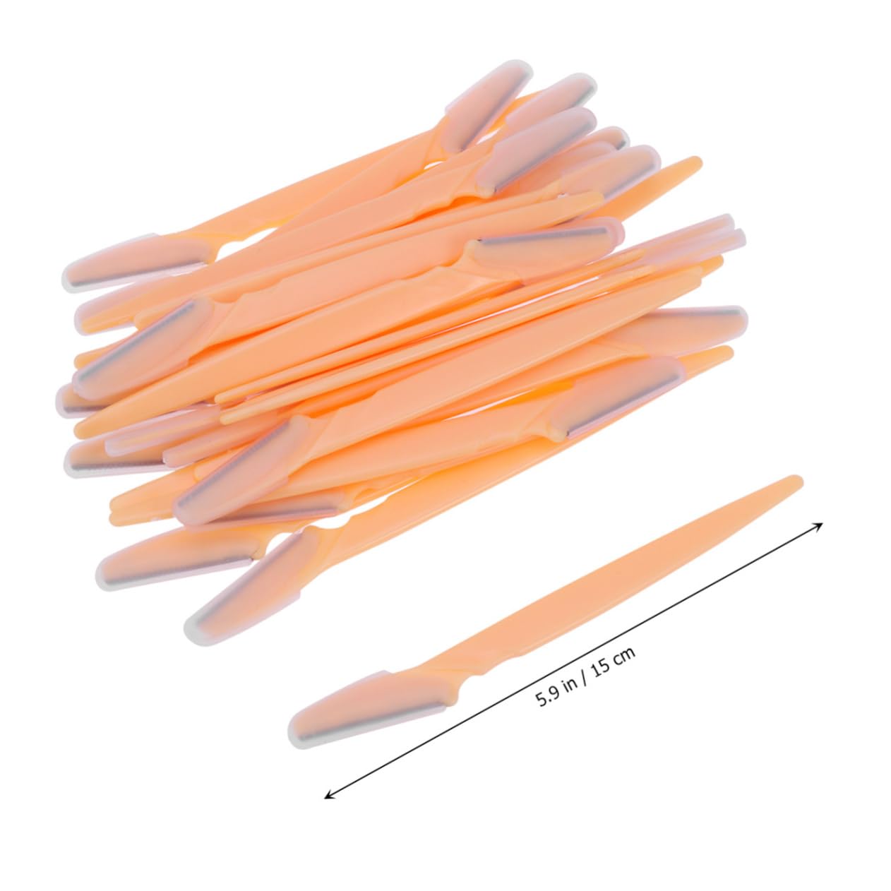 PLAFOPE Makeup Tool 30pcs Eyebrow Razors Lightweight Non-Slip Portable Facial Trimmers