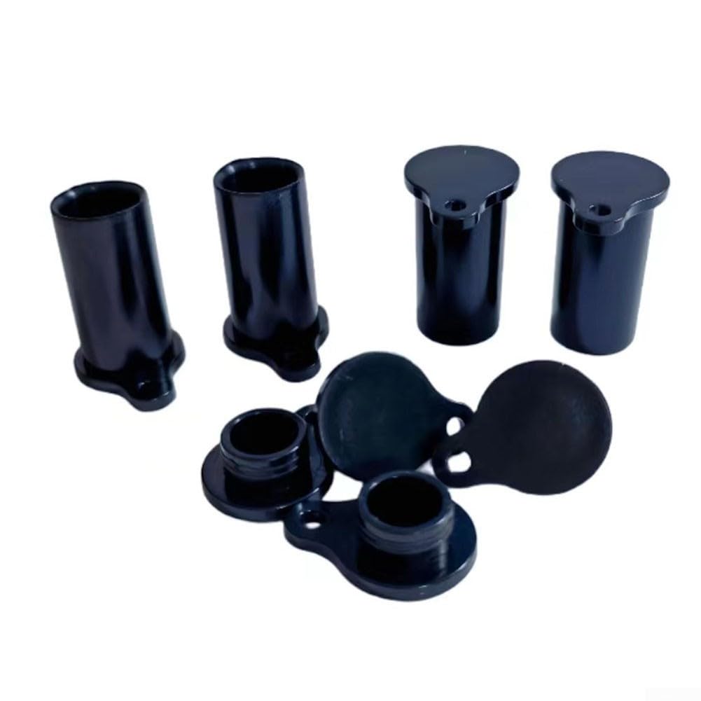 Lot de 10 paires de bouchons anti-poussière en silicone étanche IP67 pour connecteurs MC4 Noir
