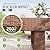 Sophia & William HDPE Patio Furniture Set?Modern Outdoor Sectional Sofa Set with 9.8" Cushions and 43.5" Wood Grain Coffee Table, Deep Seating Outdoor Conversation Set for Backyard(Beige, 5 Pieces)