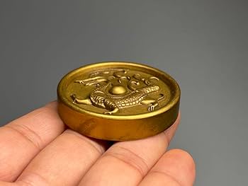 Amazon.co.jp: 古美術 文鎮 書道具 聖獣 青龍 白虎 朱雀 玄武 厚重