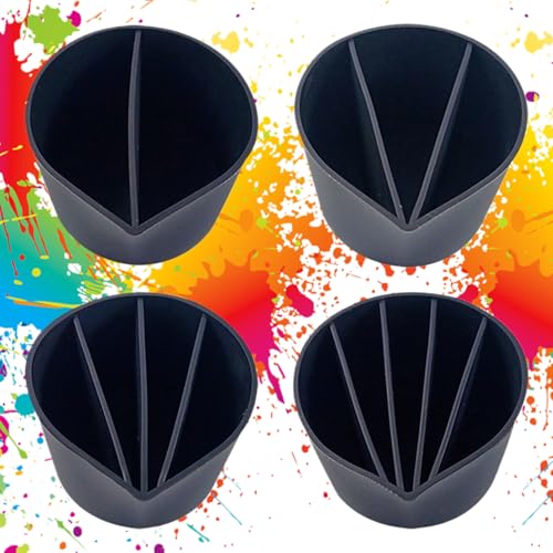 Vasos divididos para pintura, vasos divididos para pintura, herramientas para moldes, medición líquida, pintura acrílica, manualidades, medidas, herramientas de pintura líquida, suministros