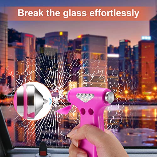 THINKWORK Car Safety Hammer for Teen Girl and Lady's Gifts, 2 Pack Three-in-One Emergency Escape Tool with Window Breaker and Seat Belt Cutter, Safety Emergency Car Escape Tool for Family, Children by THINKWORK - Image 7