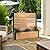 44in H x 46in W x 9.5in L (1 Screen w/Planter) Freestanding Enclo Florence Privacy Fence Screen with Planter Box, Outdoor Vinyl Privacy Screen Panel for Patio & Air Conditioner, EC18006