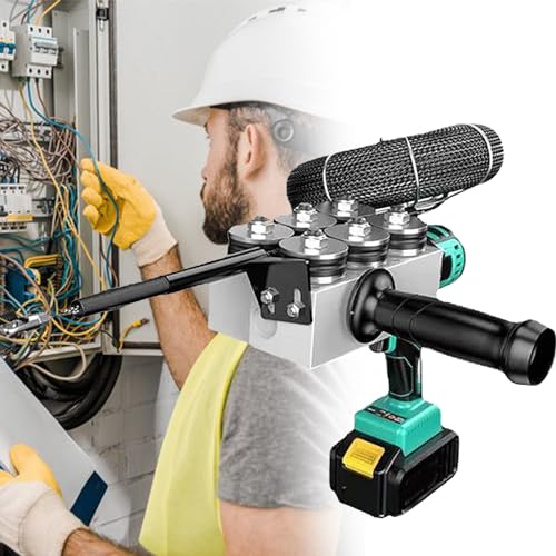 Automatic Wire stringing Machine, Wire Cable Puller, 40m/min Cordless Electric stringing Wire Puller, for Construction Hydropower, for Drywall Ceiling Under Rug condui,Onebattery