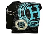 taschen ruth moser  Robin Ruth Canvas kleine Umhängetasche Hamburg Denim in schwarz stamp style (Maße: LxHxT 23x23x8 cm)