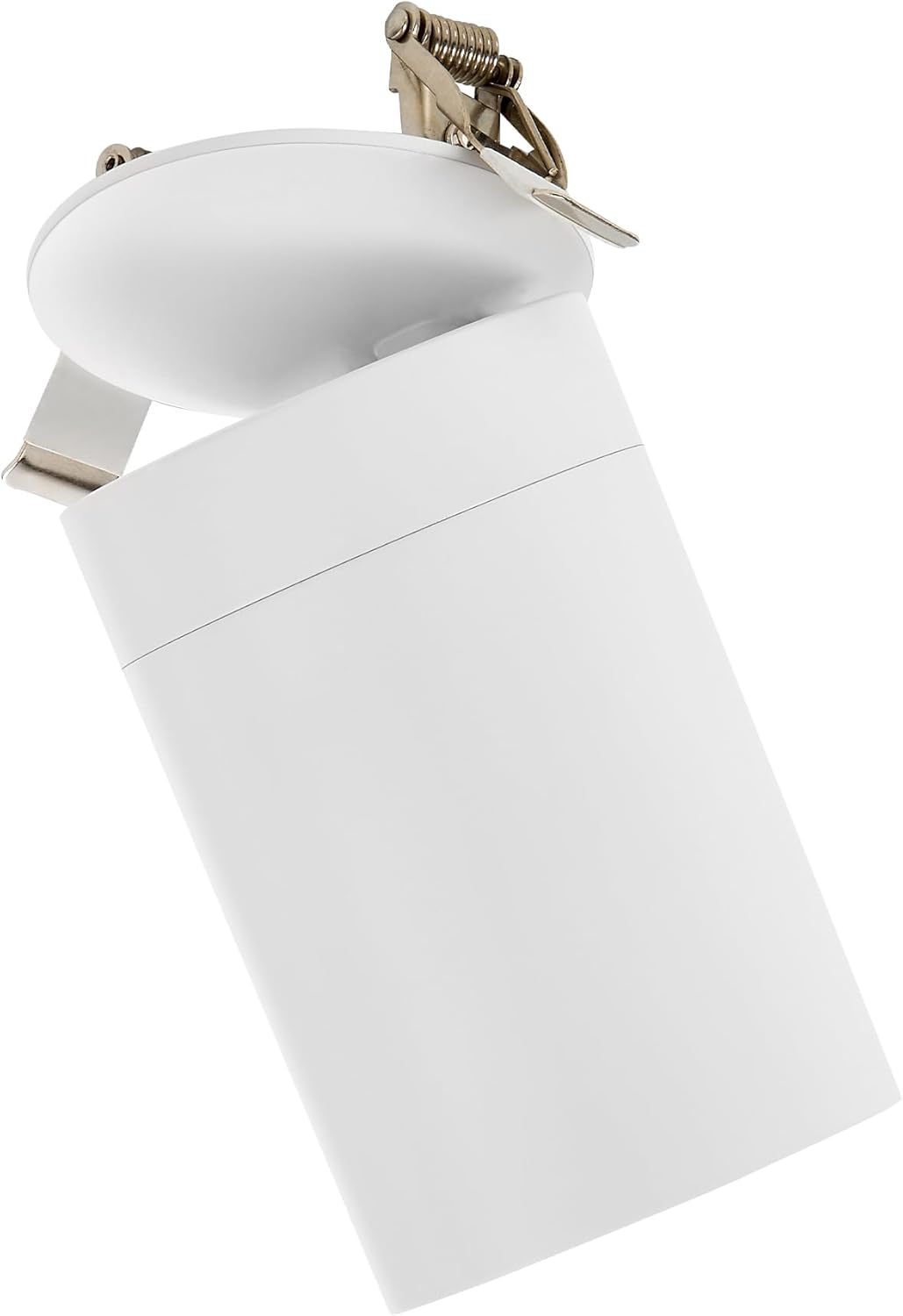 Maxxima 3 in. LED Cylinder Downlight, Recessed Ceiling Spot Light, 1000 Lumens, 5 CCT Selectable 2700K/3000K/3500K/4000K/5000K, Dimmable, White, 90 CRI, IC Rated, Canless, J-Box Included