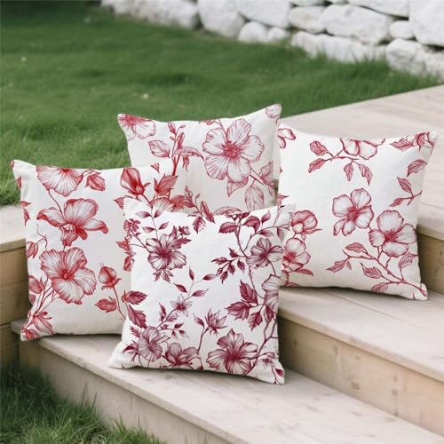 Housse de Coussin 60x60cm Double Sided Printing Fleur d'Été Finition Invisible Premium - 4
