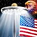 Deneve Solar Flagpole Downlight