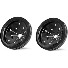 2Pcs Garbage Disposal Splash Guards Collar Sink Baffle, Multi-Function Kitchen Drain Plugs for GE, 3-1/8 Inch Kitchen Sink Drain Splash Guard, Whirlaway