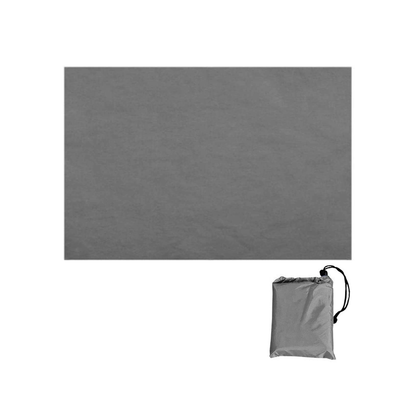 Yrohgkpn Grey Foldable Hiking Camping Travel Mat Waterproof Outdoor Pocket Picnics Blanket Lightweight Beach Blanket Sandproof Waterproof Beach Sandproof Outdoor Picnics Blankets Foldable Bag